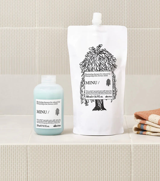 Éco-recharge MINU Shampoo
Shampoing pour cheveux colorés
