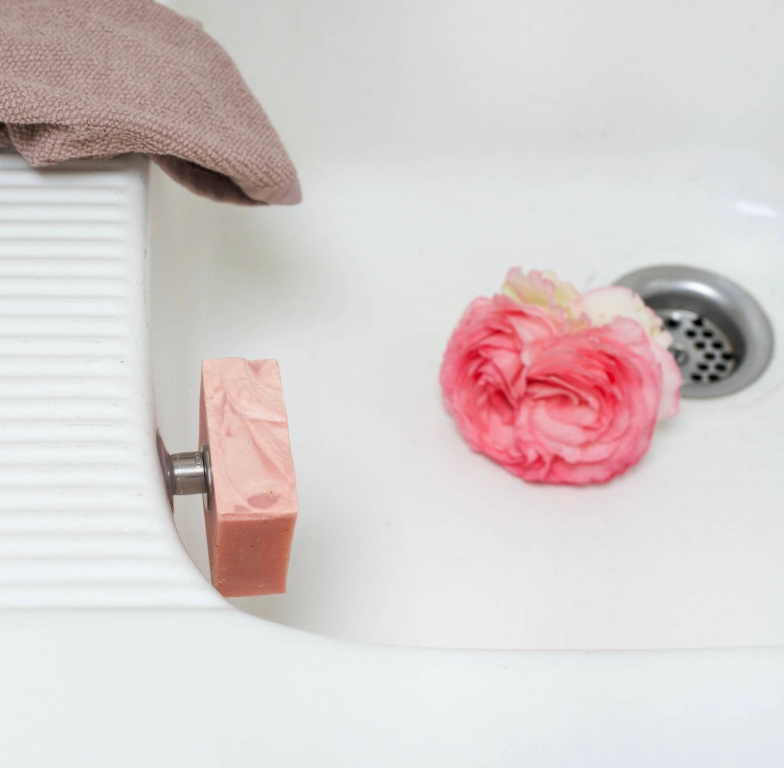 Porte-savon minimaliste aimanté (boîte) - Fabriqué en France