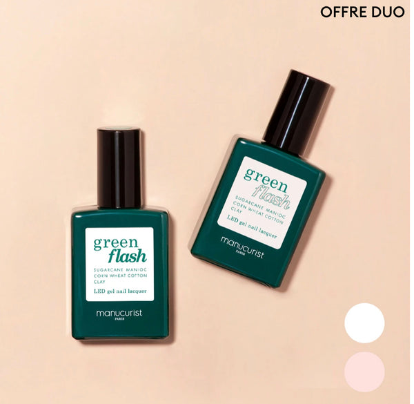 Duo French GreenFlash : Hortensia+Snow